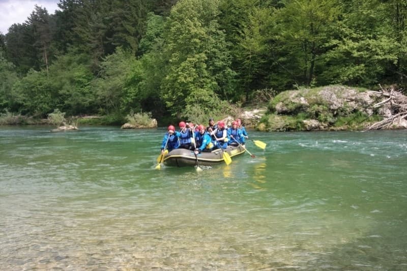 Rafting po reki Savi Bohinjki